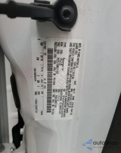 2013 Ford C-Max Se z USA, uszkodzony, nr VIN 1FADP5AUXDL504318